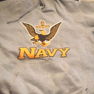 Navy hoodie